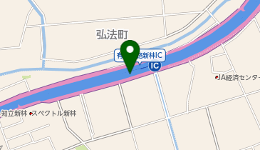 衣浦豊田道路 新林IC 下り 出口の地図画像