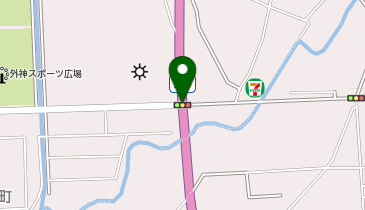 富士宮道路 外神IC 下り 入口の地図画像