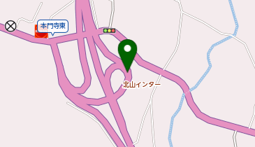 富士宮道路 北山IC 上り 入口の地図画像