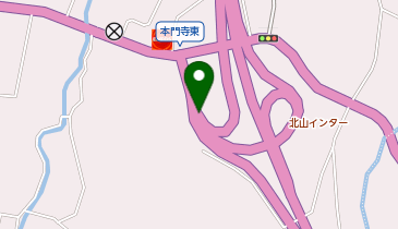 富士宮道路 北山IC 下り 入口の地図画像