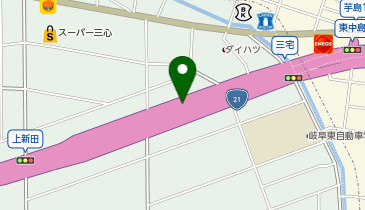 岐大バイパス 三宅IC 上り 入口の地図画像