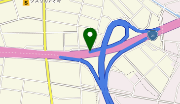 那加バイパス 岐阜各務原IC 上り 出口の地図画像