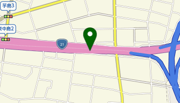 那加バイパス 長森南IC 下り 出口の地図画像