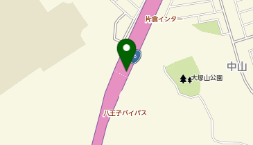 八王子バイパス 片倉IC 上り 入口の地図画像