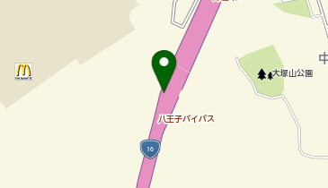 八王子バイパス 片倉IC 下り 出口の地図画像