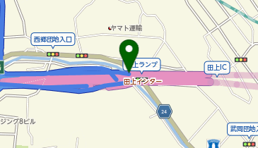 鹿児島東西道路 鹿児島IC 下り 入口の地図画像