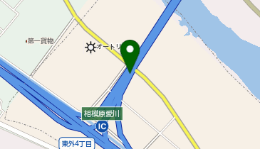 首都圏中央連絡自動車道(茅ヶ崎-大栄) 相模原愛川IC 内回り 入口の地図画像