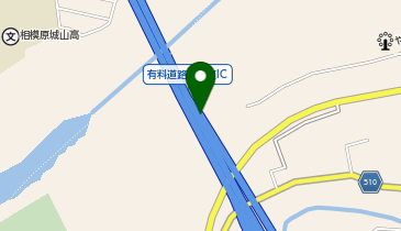 首都圏中央連絡自動車道(茅ヶ崎-大栄) 相模原IC 内回り 出口の地図画像