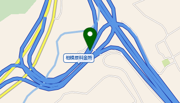 首都圏中央連絡自動車道(茅ヶ崎-大栄) 相模原IC 内回り 入口の地図画像