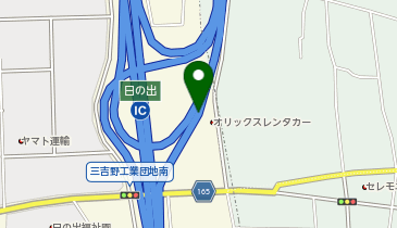 首都圏中央連絡自動車道(茅ヶ崎-大栄) 日の出IC 内回り 入口の地図画像