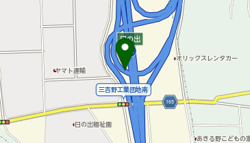 首都圏中央連絡自動車道(茅ヶ崎-大栄) 日の出IC 外回り 入口の地図画像