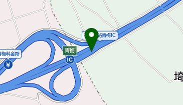 首都圏中央連絡自動車道(茅ヶ崎-大栄) 青梅IC 内回り 出口の地図画像