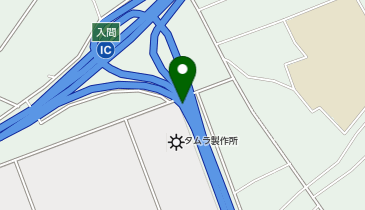 首都圏中央連絡自動車道(茅ヶ崎-大栄) 入間IC 内回り 入口の地図画像
