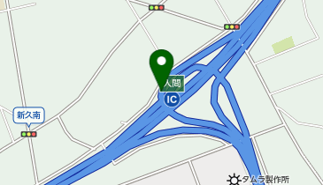 首都圏中央連絡自動車道(茅ヶ崎-大栄) 入間IC 外回り 入口の地図画像