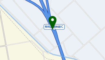 首都圏中央連絡自動車道(茅ヶ崎-大栄) 神崎IC 内回り 出口の地図画像