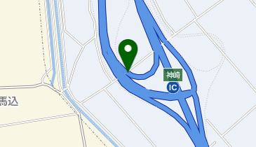 首都圏中央連絡自動車道(茅ヶ崎-大栄) 神崎IC 内回り 入口の地図画像