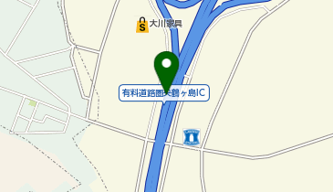 首都圏中央連絡自動車道(茅ヶ崎-大栄) 圏央鶴ヶ島IC 外回り 出口の地図画像