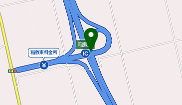 首都圏中央連絡自動車道(茅ヶ崎-大栄) 稲敷東IC 外回り 入口の地図画像