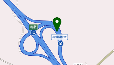 首都圏中央連絡自動車道(茅ヶ崎-大栄) 稲敷IC 外回り 入口の地図画像