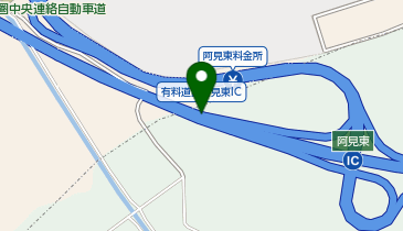 首都圏中央連絡自動車道(茅ヶ崎-大栄) 阿見東IC 外回り 出口の地図画像