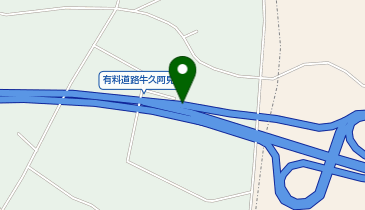 首都圏中央連絡自動車道(茅ヶ崎-大栄) 牛久阿見IC 外回り 出口の地図画像