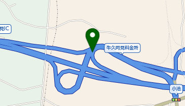 首都圏中央連絡自動車道(茅ヶ崎-大栄) 牛久阿見IC 外回り 入口の地図画像