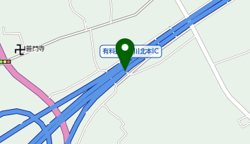 首都圏中央連絡自動車道(茅ヶ崎-大栄) 桶川北本IC 内回り 出口の地図画像