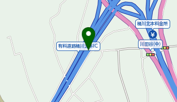 首都圏中央連絡自動車道(茅ヶ崎-大栄) 桶川北本IC 内回り 入口の地図画像