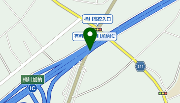 首都圏中央連絡自動車道(茅ヶ崎-大栄) 桶川加納IC 内回り 出口の地図画像