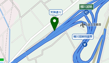 首都圏中央連絡自動車道(茅ヶ崎-大栄) 桶川加納IC 外回り 出口の地図画像