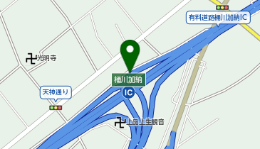 首都圏中央連絡自動車道(茅ヶ崎-大栄) 桶川加納IC 外回り 入口の地図画像