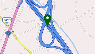 首都圏中央連絡自動車道(茅ヶ崎-大栄) つくば牛久IC 内回り 入口の地図画像