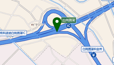 首都圏中央連絡自動車道(茅ヶ崎-大栄) 白岡菖蒲IC 内回り 入口の地図画像