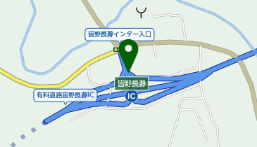 皆野寄居バイパス 皆野長瀞IC 上り 入口の地図画像