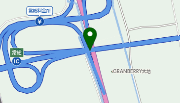 首都圏中央連絡自動車道(茅ヶ崎-大栄) 常総IC 内回り 出口の地図画像