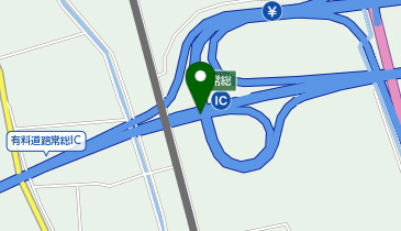 首都圏中央連絡自動車道(茅ヶ崎-大栄) 常総IC 内回り 入口の地図画像