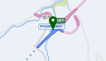 皆野寄居バイパス 寄居風布IC 上り 出口の地図画像