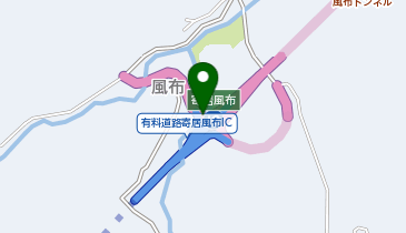 皆野寄居バイパス 寄居風布IC 上り 入口の地図画像