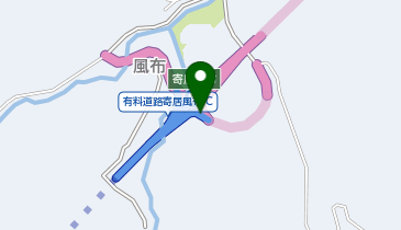 皆野寄居バイパス 寄居風布IC 下り 入口の地図画像