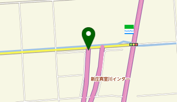 東北中央自動車道 新庄真室川IC 下り 出口の地図画像