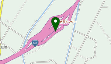 二丈浜玉道路 吉井IC 下り 入口の地図画像