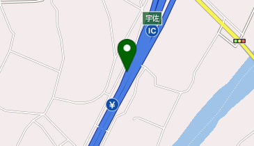 宇佐道路 宇佐IC 上り 出口の地図画像