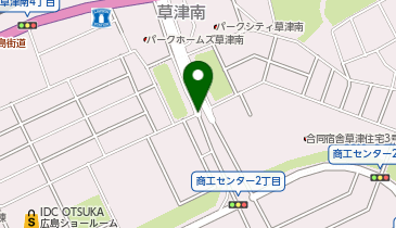 草津沼田道路 草津出入口 下り 入口の地図画像