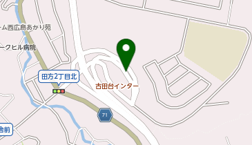 草津沼田道路 古田台出入口 上り 入口の地図画像