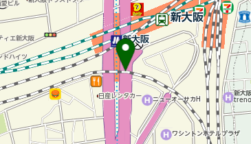 新御堂筋 西中島 上り 出口の地図画像