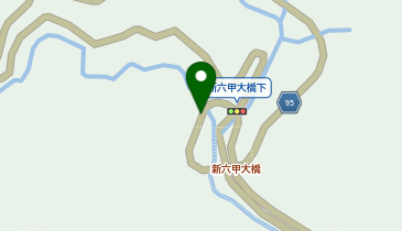 六甲有料道路 新六甲大橋下交差点 上り 出口の地図画像