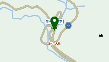 六甲有料道路 新六甲大橋下交差点 上り 入口の地図画像