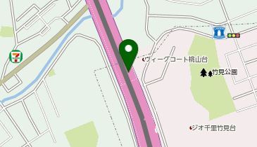 新御堂筋 桃山台 上り 出口の地図画像