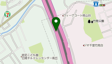 新御堂筋 桃山台 下り 入口の地図画像