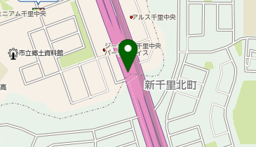 新御堂筋 箕面船場 下り 出口の地図画像